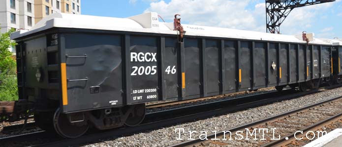 Car/wagon RGCX200546 left side / coté gauche